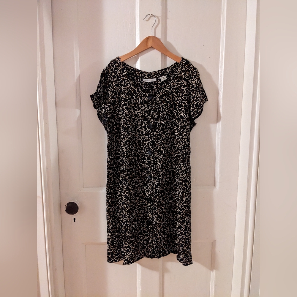Black and white dress